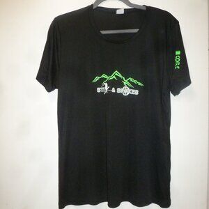 Sport-Tek Tee Shirt with logo Size L,  💯% Polyester NWOT
